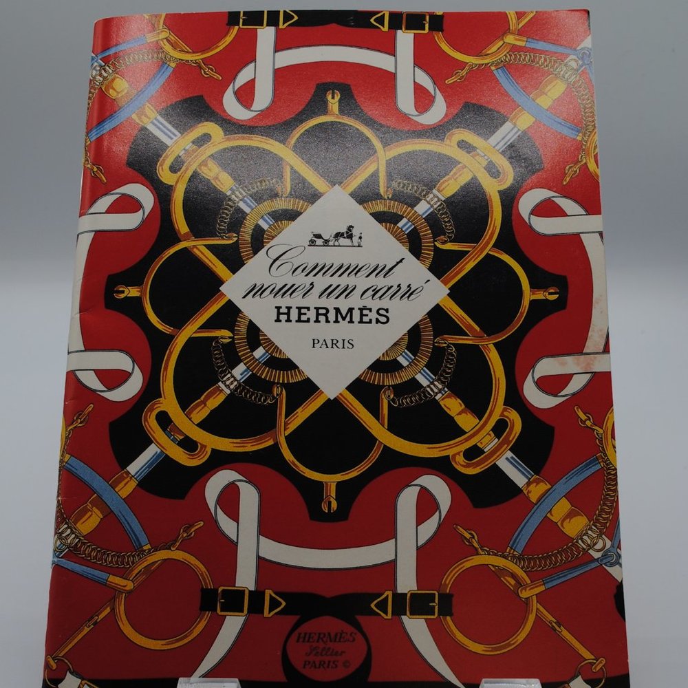 Vintage Hermes Scarf Booklet - French